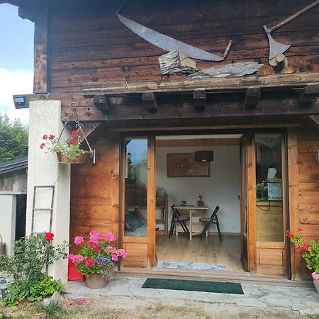 Beau Studio Dans La Vallee De Chamonix Les Trabets Εξωτερικό φωτογραφία